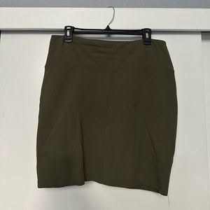 Dark green pencil skirt